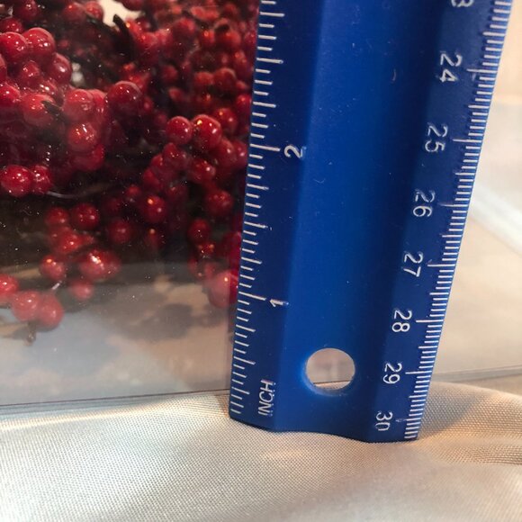 Candle Ring Red Berry Wreath Holder #JS - Picture 5 of 5